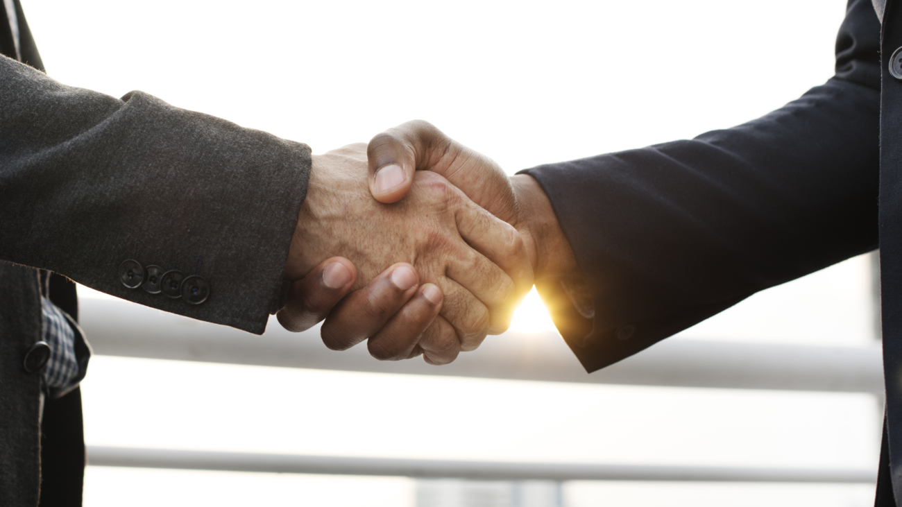 Business Handshake Collaboration Success Concept